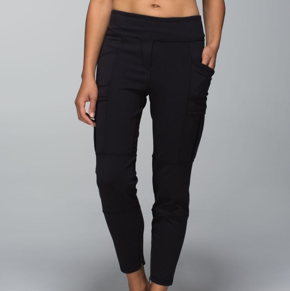 lululemon athletica Pants - Lululemon Om Roam Untight 6 Black